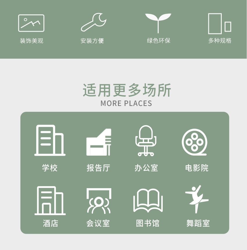 穿孔聚酯纖維吸音板適用場(chǎng)所 穿孔聚酯纖維吸音板適用場(chǎng)所